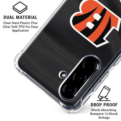 NFL Cincinnati Bengals Galaxy A36 5G Clear Case