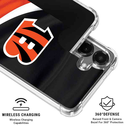 NFL Cincinnati Bengals Galaxy S26 Clear Case