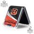 NFL Cincinnati Bengals Galaxy Z Flip7 Clear Case