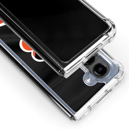 NFL Cincinnati Bengals Galaxy Z Fold5 5G Clear Case