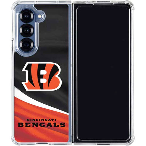 NFL Cincinnati Bengals Galaxy Z Fold7 Clear Case