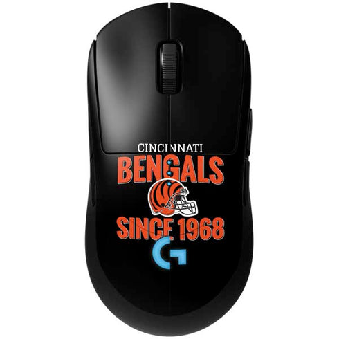 NFL Cincinnati Bengals Helmet G Pro Wireless Gaming Mouse Skin