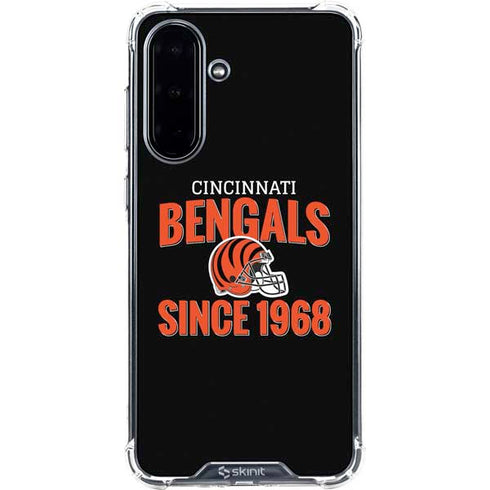 NFL Cincinnati Bengals Helmet Galaxy A36 5G Clear Case