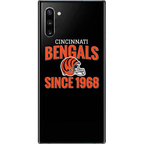 NFL Cincinnati Bengals Helmet Galaxy Note 10 Skin