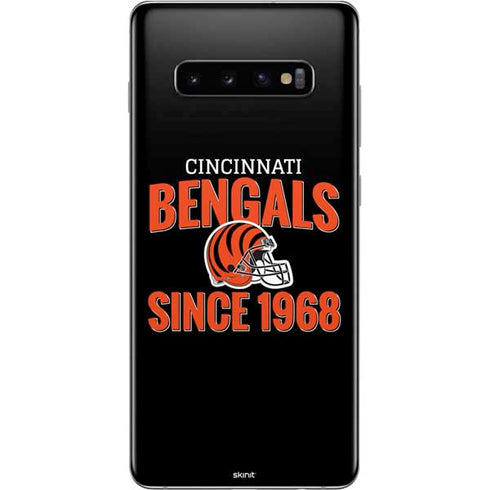 NFL Cincinnati Bengals Helmet Galaxy S10 Plus Skin