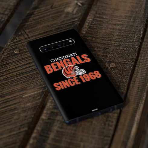 NFL Cincinnati Bengals Helmet Galaxy S10 Plus Skin