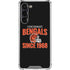 NFL Cincinnati Bengals Helmet Galaxy S24 FE Clear Case