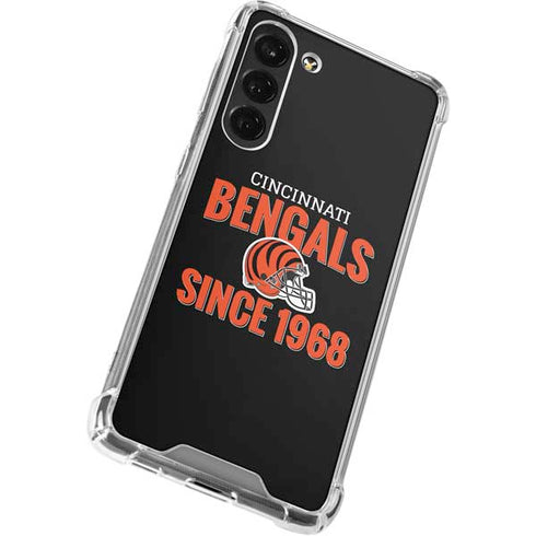 NFL Cincinnati Bengals Helmet Galaxy S24 FE Clear Case