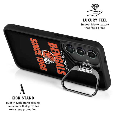 NFL Cincinnati Bengals Helmet Galaxy S25 Kickstand Case