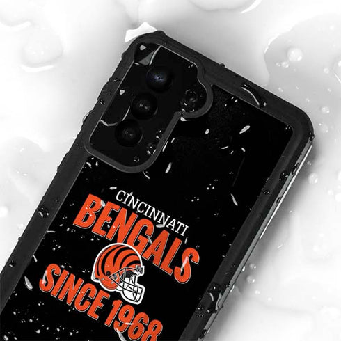 NFL Cincinnati Bengals Helmet Galaxy S24 Plus Waterproof Case