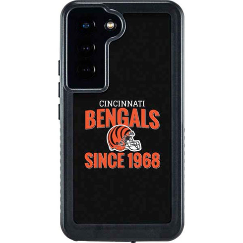 NFL Cincinnati Bengals Helmet Galaxy S24 Waterproof Case