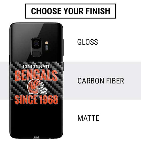 NFL Cincinnati Bengals Helmet Galaxy S9 Skin