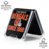 NFL Cincinnati Bengals Helmet Galaxy Z Flip6 Clear Case