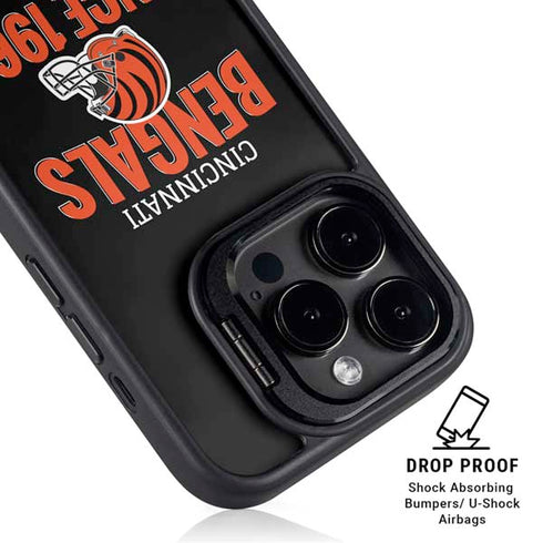 NFL Cincinnati Bengals Helmet iPhone 13 Pro Kickstand Case