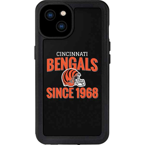 NFL Cincinnati Bengals Helmet iPhone 15 Plus Waterproof Case