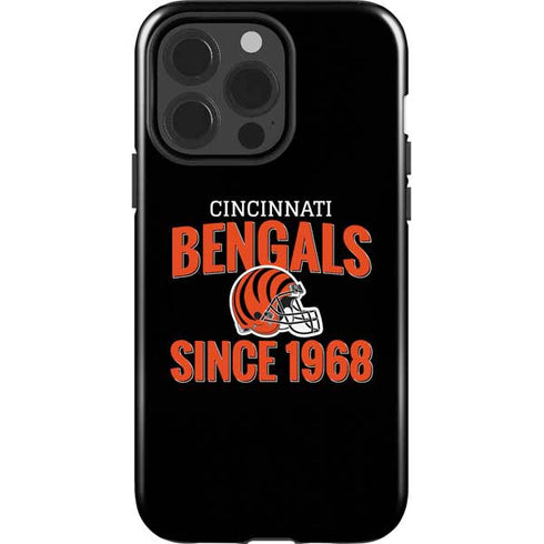 NFL Cincinnati Bengals Helmet iPhone 15 Pro Impact Case