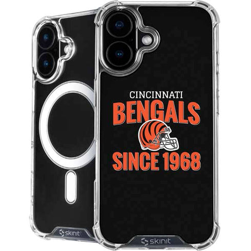 NFL Cincinnati Bengals Helmet iPhone 16 MagSafe Case