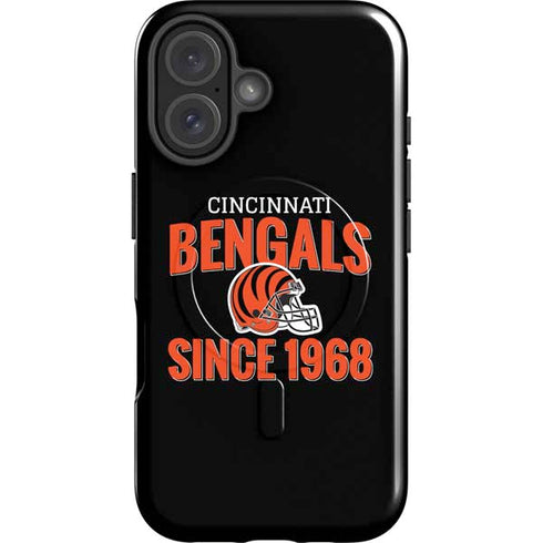 NFL Cincinnati Bengals Helmet iPhone 16 Magsafe Impact Case