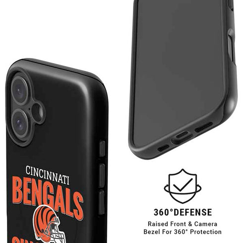 NFL Cincinnati Bengals Helmet iPhone 16 Magsafe Impact Case