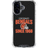 NFL Cincinnati Bengals Helmet iPhone 16 Plus Clear Case
