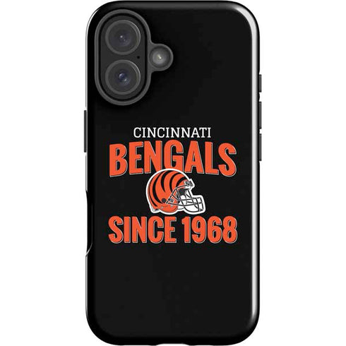 NFL Cincinnati Bengals Helmet iPhone 16 Plus Impact Case
