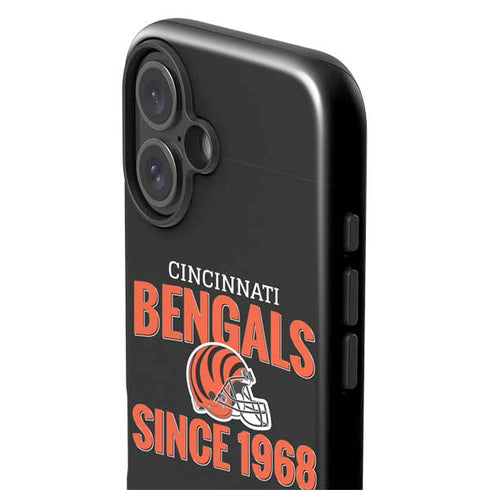 NFL Cincinnati Bengals Helmet iPhone 16 Plus Impact Case