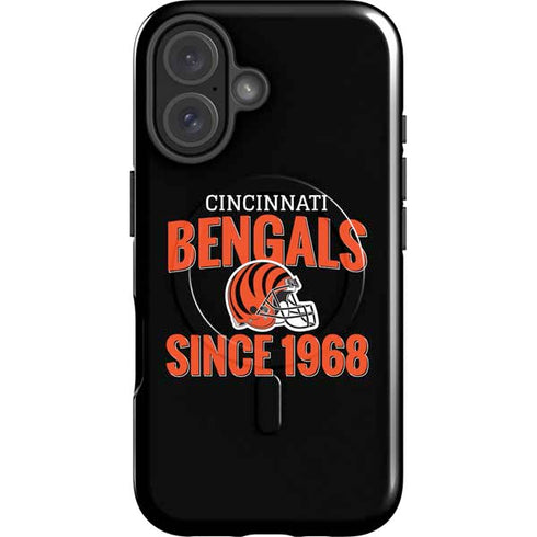 NFL Cincinnati Bengals Helmet iPhone 16 Plus Magsafe Impact Case