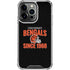 NFL Cincinnati Bengals Helmet iPhone 16 Pro Max Clear Case