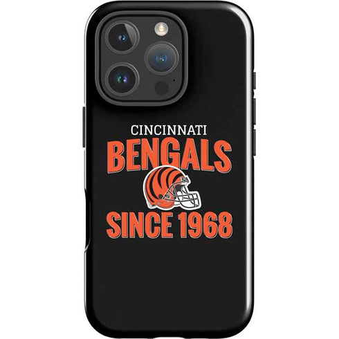 NFL Cincinnati Bengals Helmet iPhone 16 Pro Max Impact Case