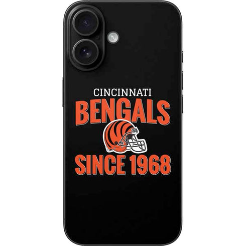NFL Cincinnati Bengals Helmet iPhone 16 Skin