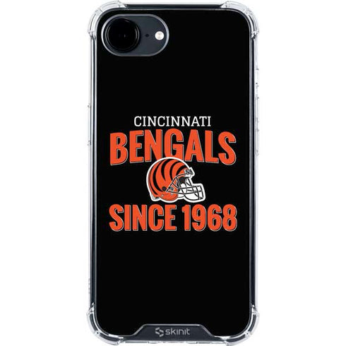 NFL Cincinnati Bengals Helmet iPhone 16e Clear Case