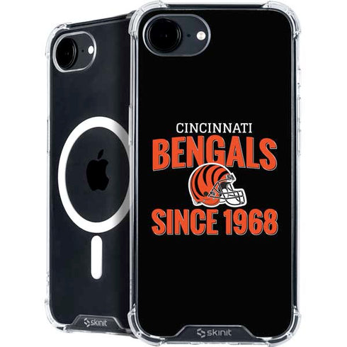 NFL Cincinnati Bengals Helmet iPhone 16e MagSafe Case