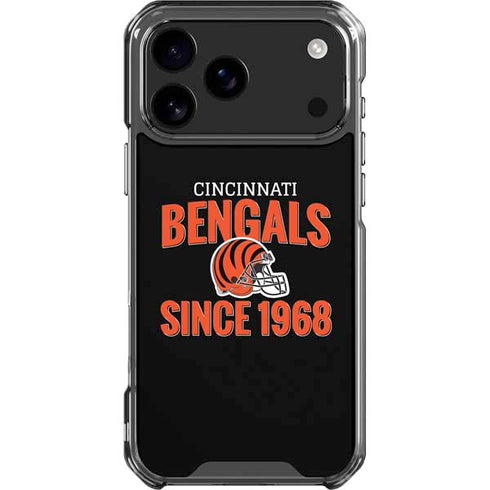 NFL Cincinnati Bengals Helmet iPhone 18 Pro Max Clear Case