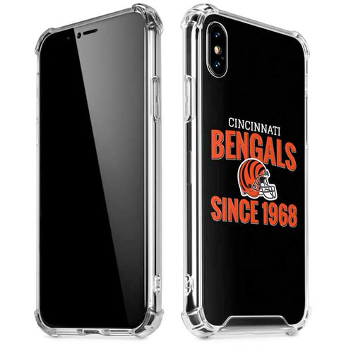 NFL Cincinnati Bengals Helmet iPhone X/XS Clear Case