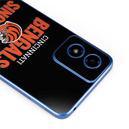 NFL Cincinnati Bengals Helmet Moto G Play 4G (2024) Skin