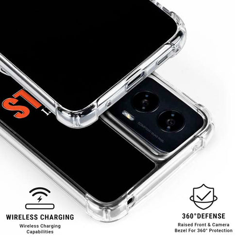 NFL Cincinnati Bengals Helmet Moto G Power 5G (2024) Clear Case