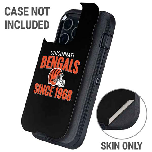 NFL Cincinnati Bengals Helmet Otterbox Defender iPhone Skin