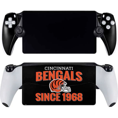 NFL Cincinnati Bengals Helmet PlayStation Portal Remote Player Skin