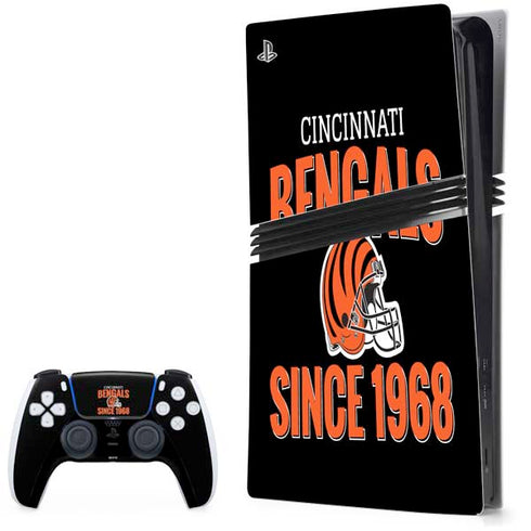 NFL Cincinnati Bengals Helmet PlayStation PS5 Skins