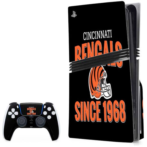 NFL Cincinnati Bengals Helmet PlayStation PS5 Skins