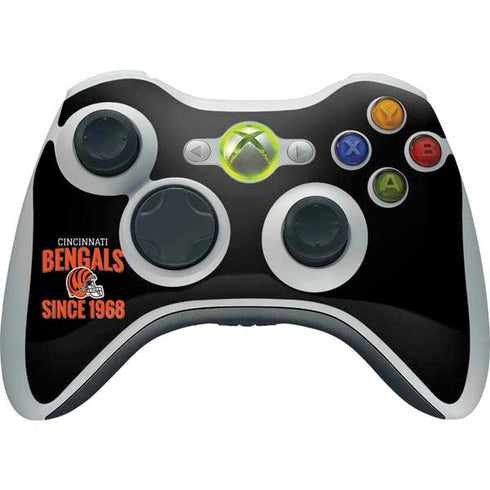 NFL Cincinnati Bengals Helmet Xbox 360 Wireless Controller Skin