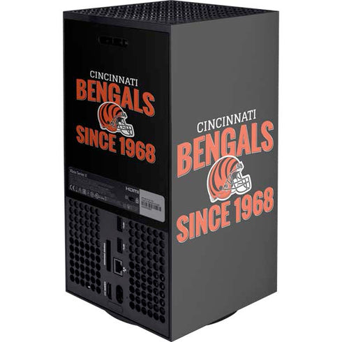 NFL Cincinnati Bengals Helmet XBox Series X Digital Edition Console Skin