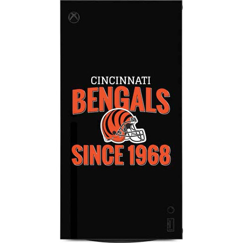NFL Cincinnati Bengals Helmet XBox Series X Digital Edition Console Skin