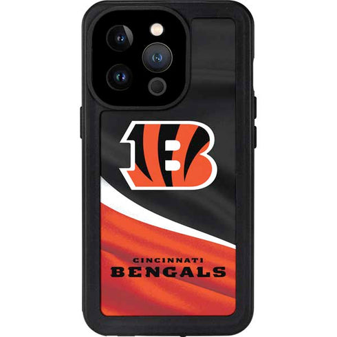 NFL Cincinnati Bengals iPhone 15 Pro Waterproof Case