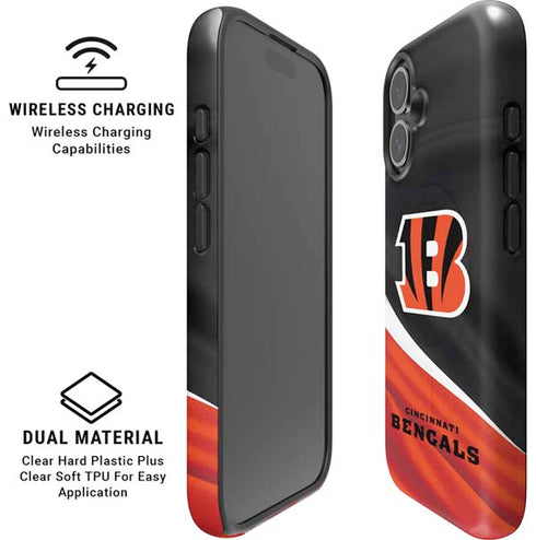 NFL Cincinnati Bengals iPhone 16 Plus Magsafe Impact Case