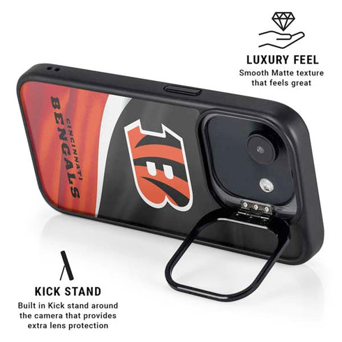 NFL Cincinnati Bengals iPhone 16e Kickstand Case