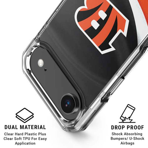 NFL Cincinnati Bengals iPhone 17 Air Clear Case