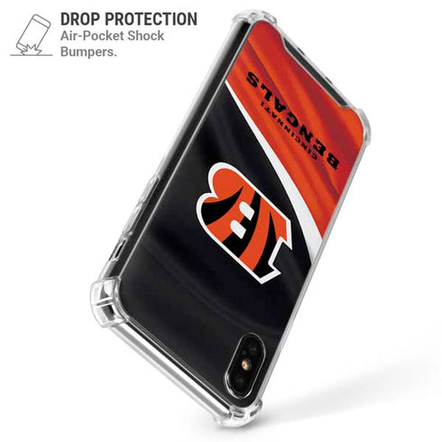 NFL Cincinnati Bengals iPhone X/XS Clear Case