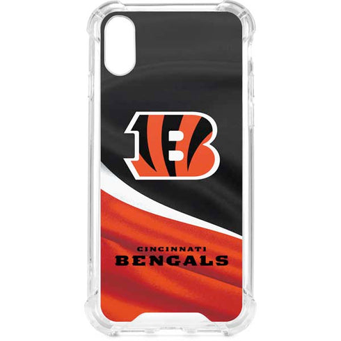 NFL Cincinnati Bengals iPhone XS Clear Case