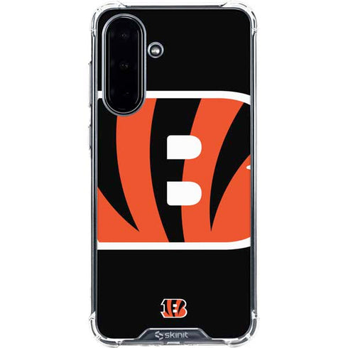NFL Cincinnati Bengals Large Logo Galaxy A36 5G Clear Case